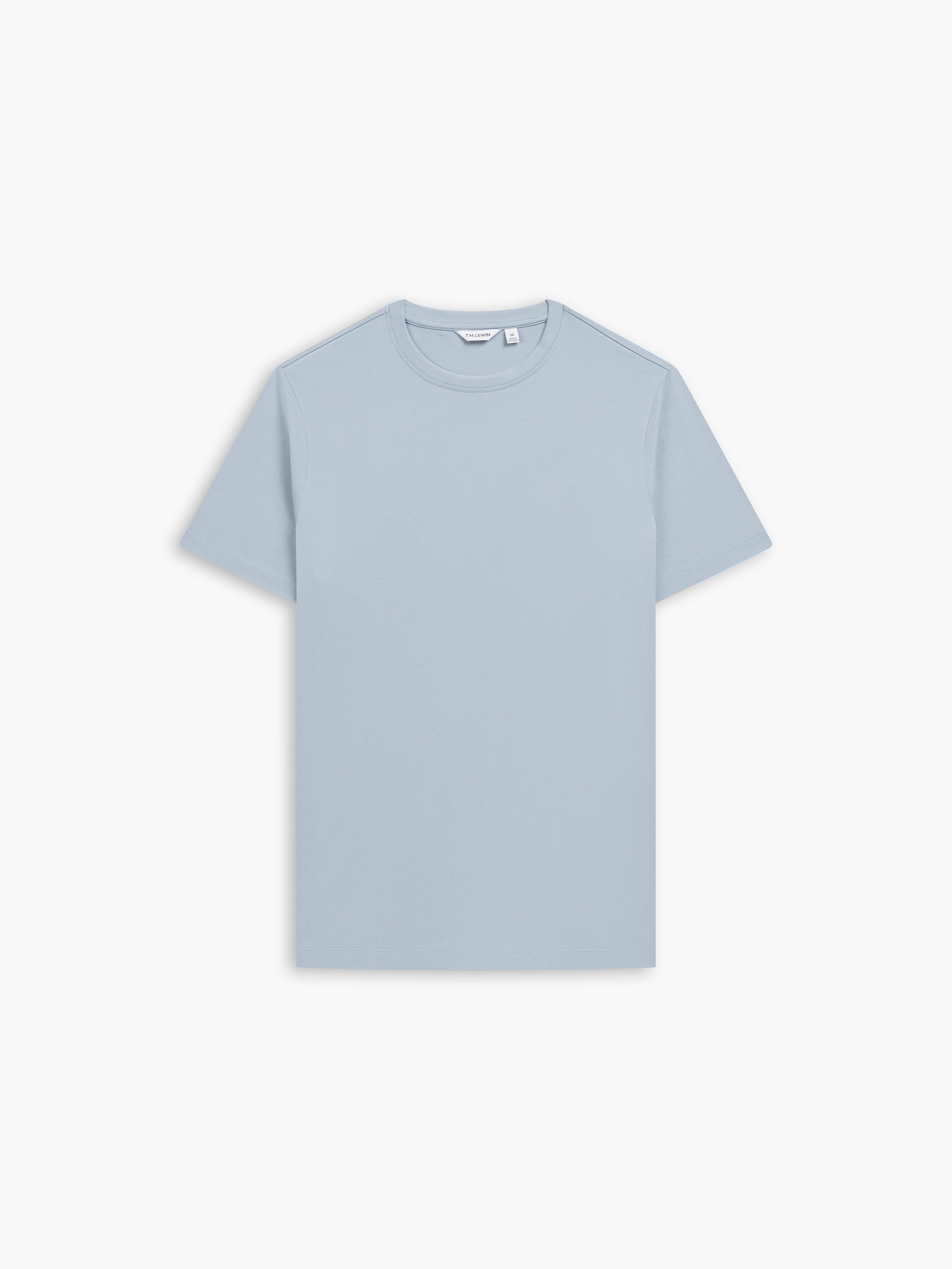 Camiseta Clasica Elegante / Azul Claro