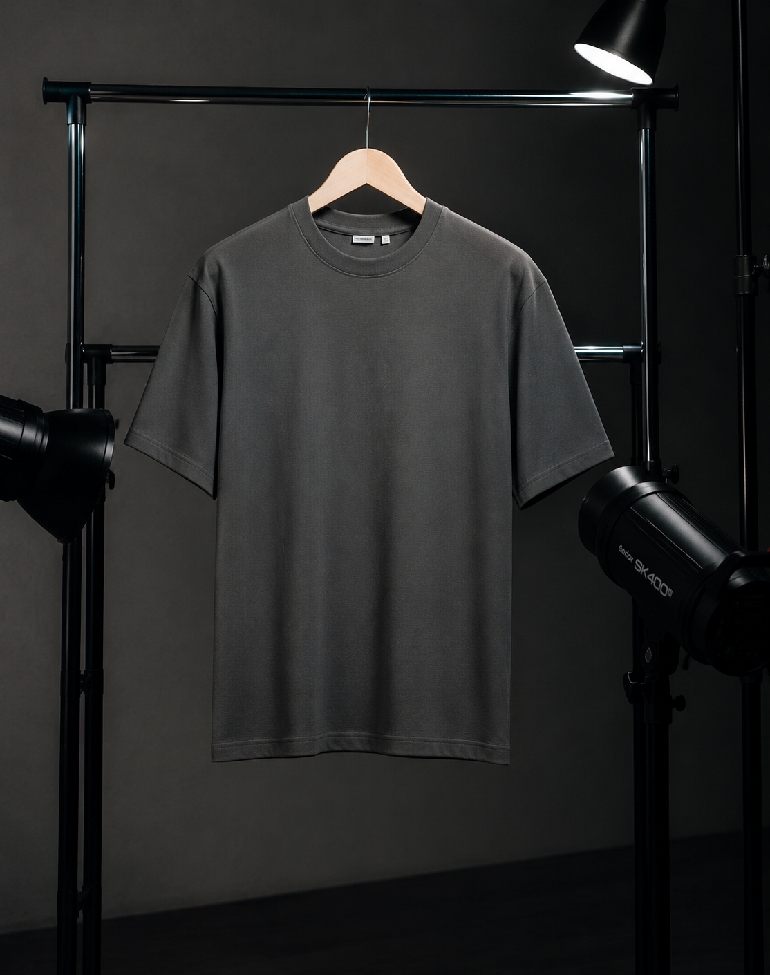 Camiseta Clasica Elegante / Gris