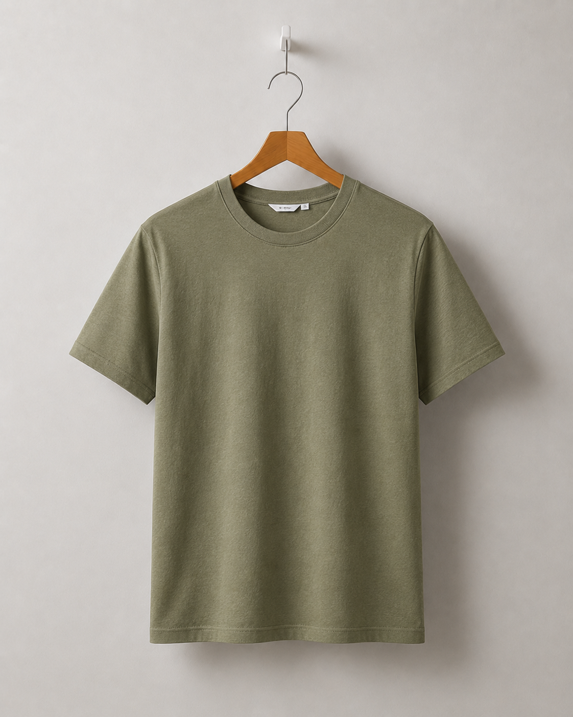 Camiseta Clasica Elegante / Oliva