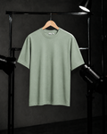 Camiseta Clasica Elegante / Verde oscura