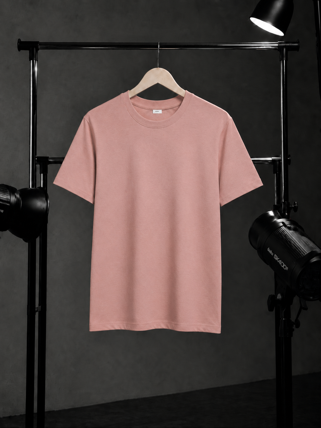 Camiseta Clasica Elegante / Rosa oscuro