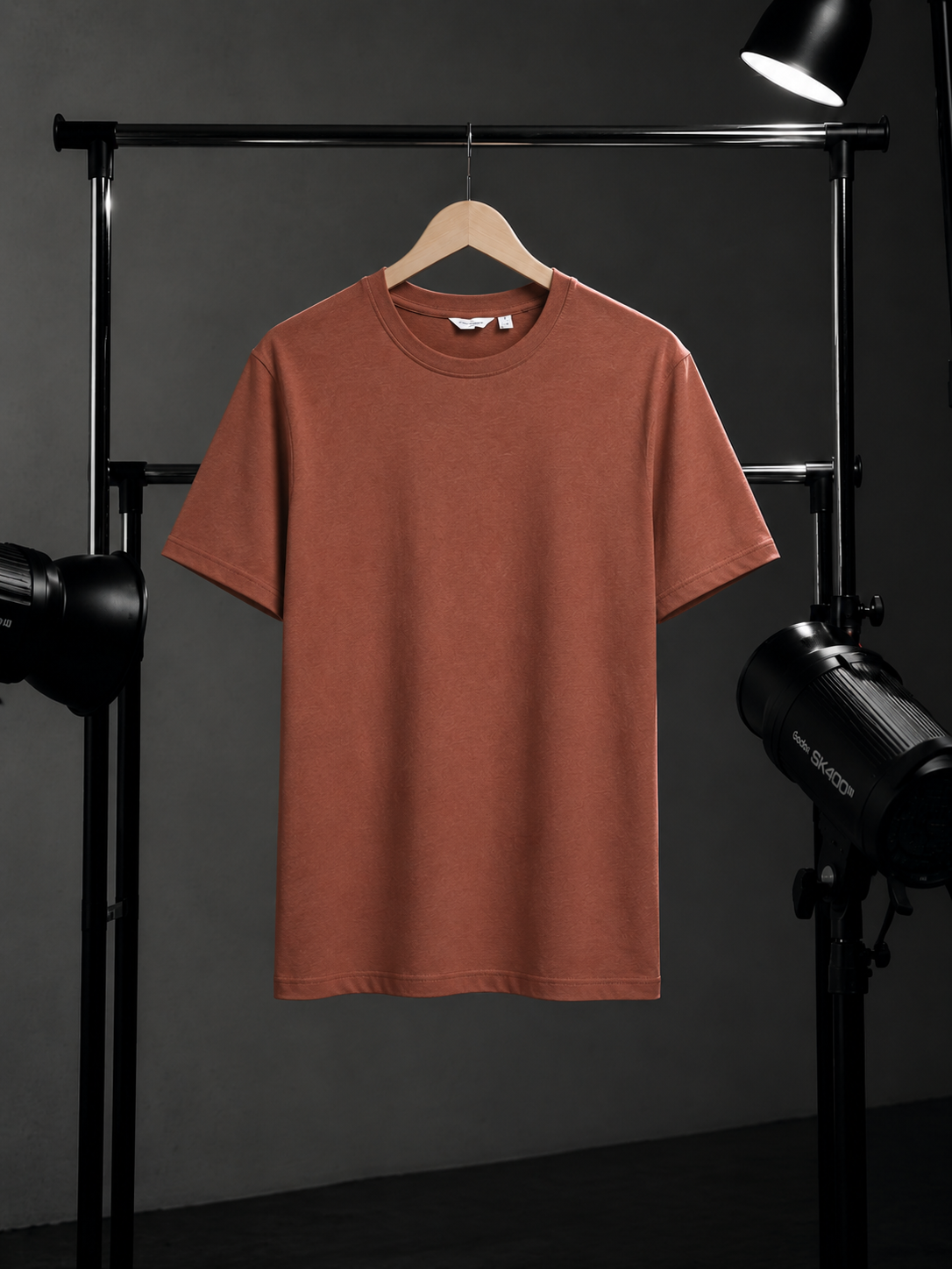 Camiseta Clasica Elegante / Terracota