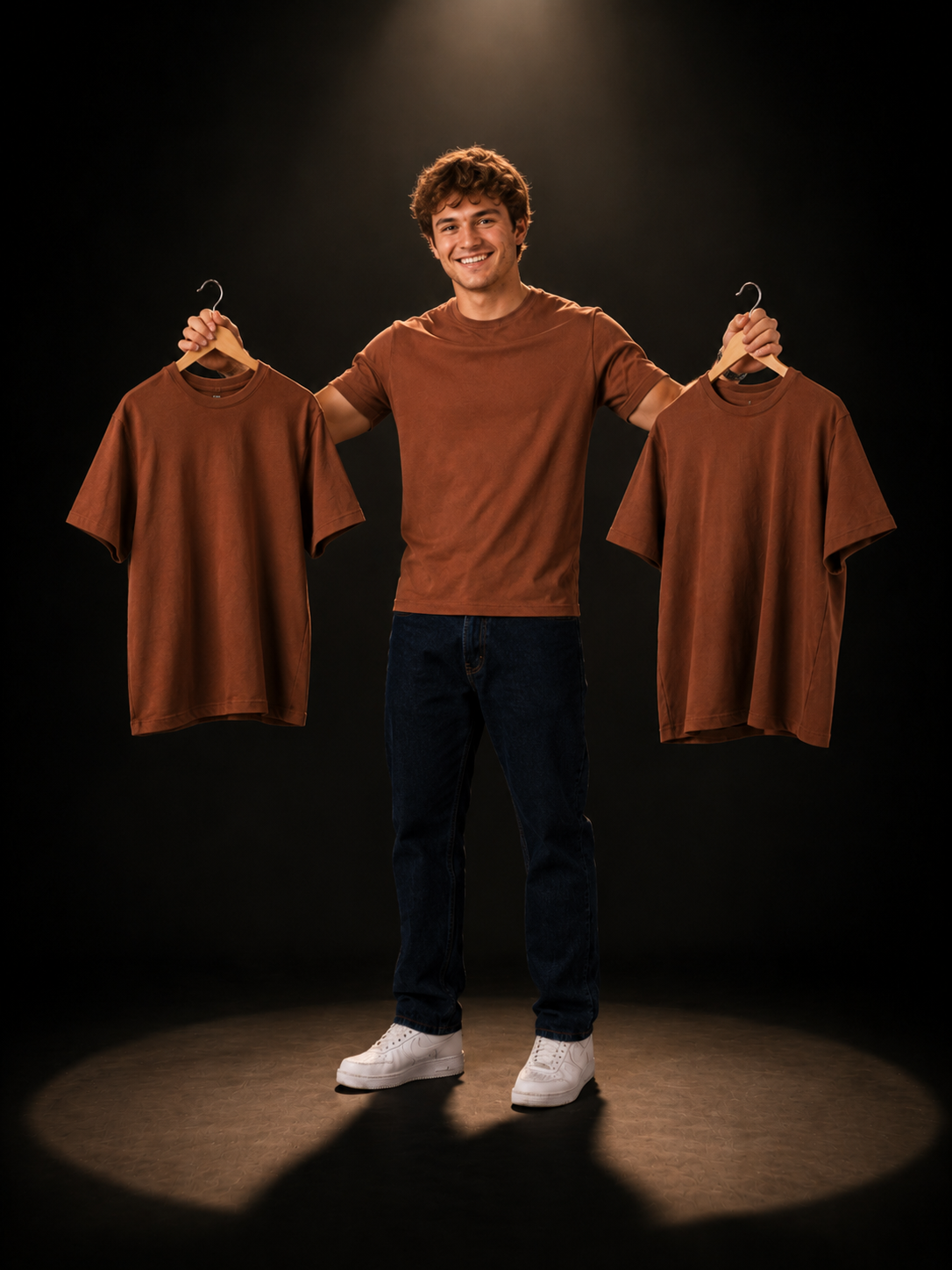 Camiseta Clasica Elegante / Terracota