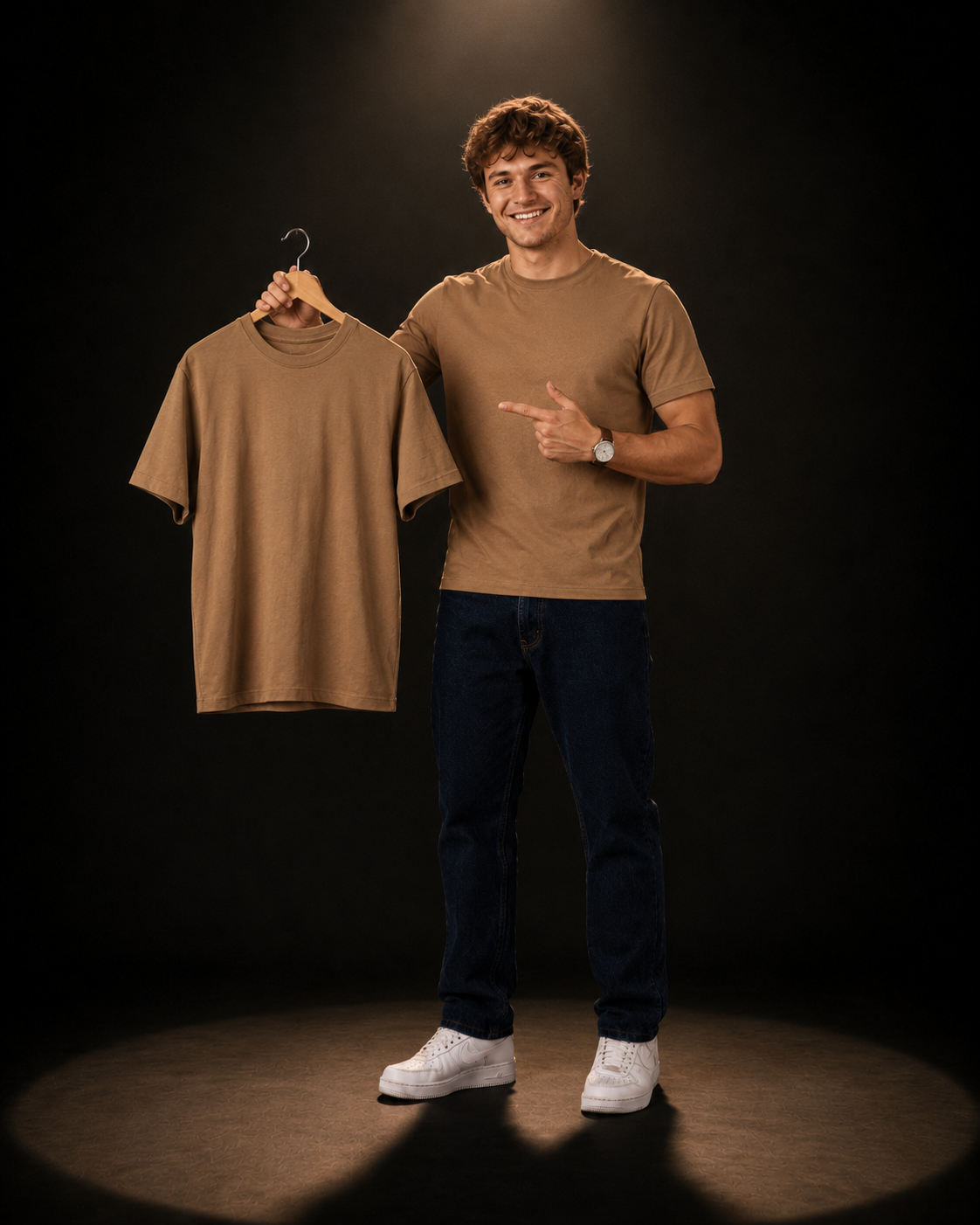 Camiseta Clasica Elegante / Caribú