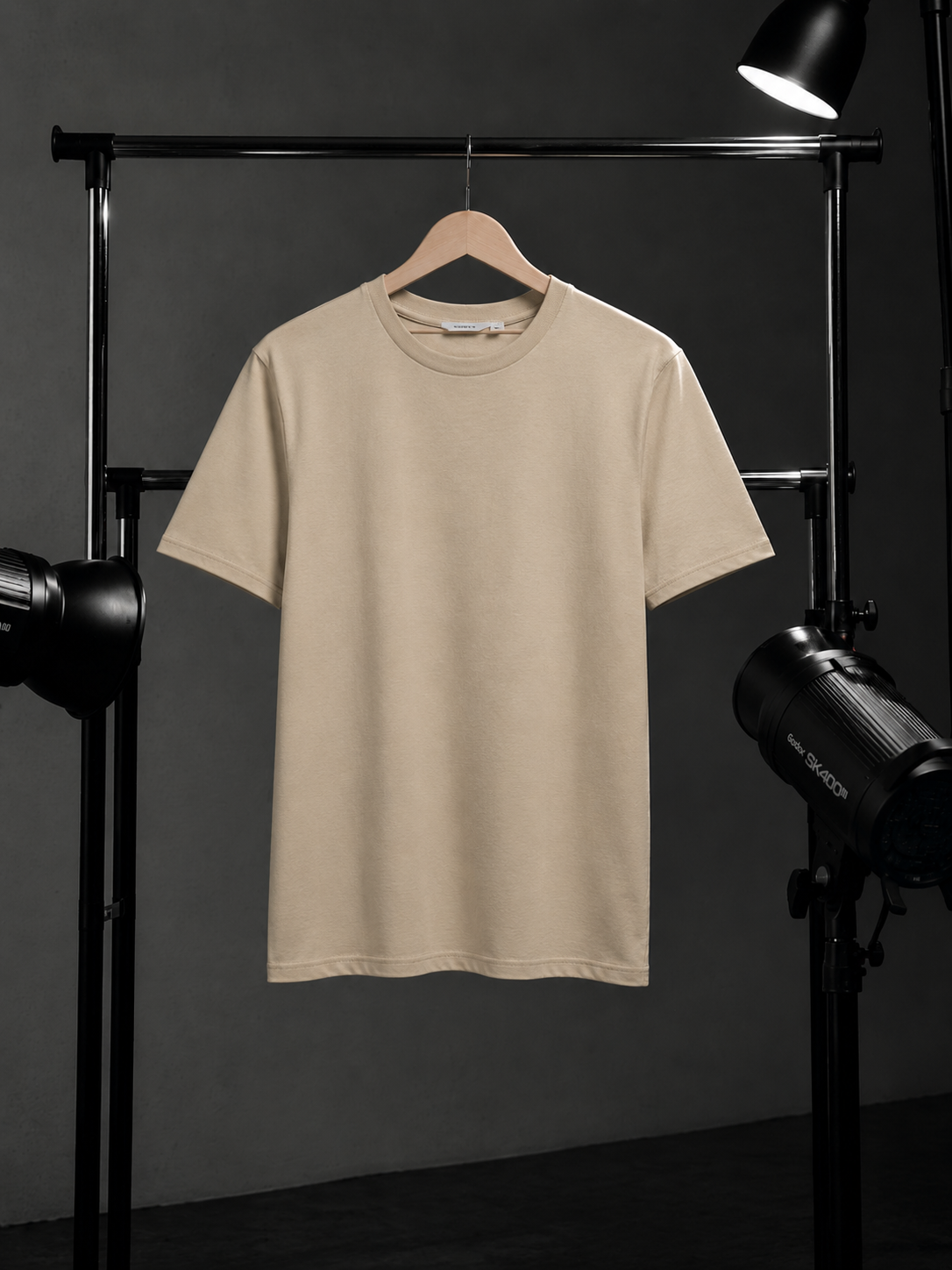 Camiseta Clasica Elegante / Piedra