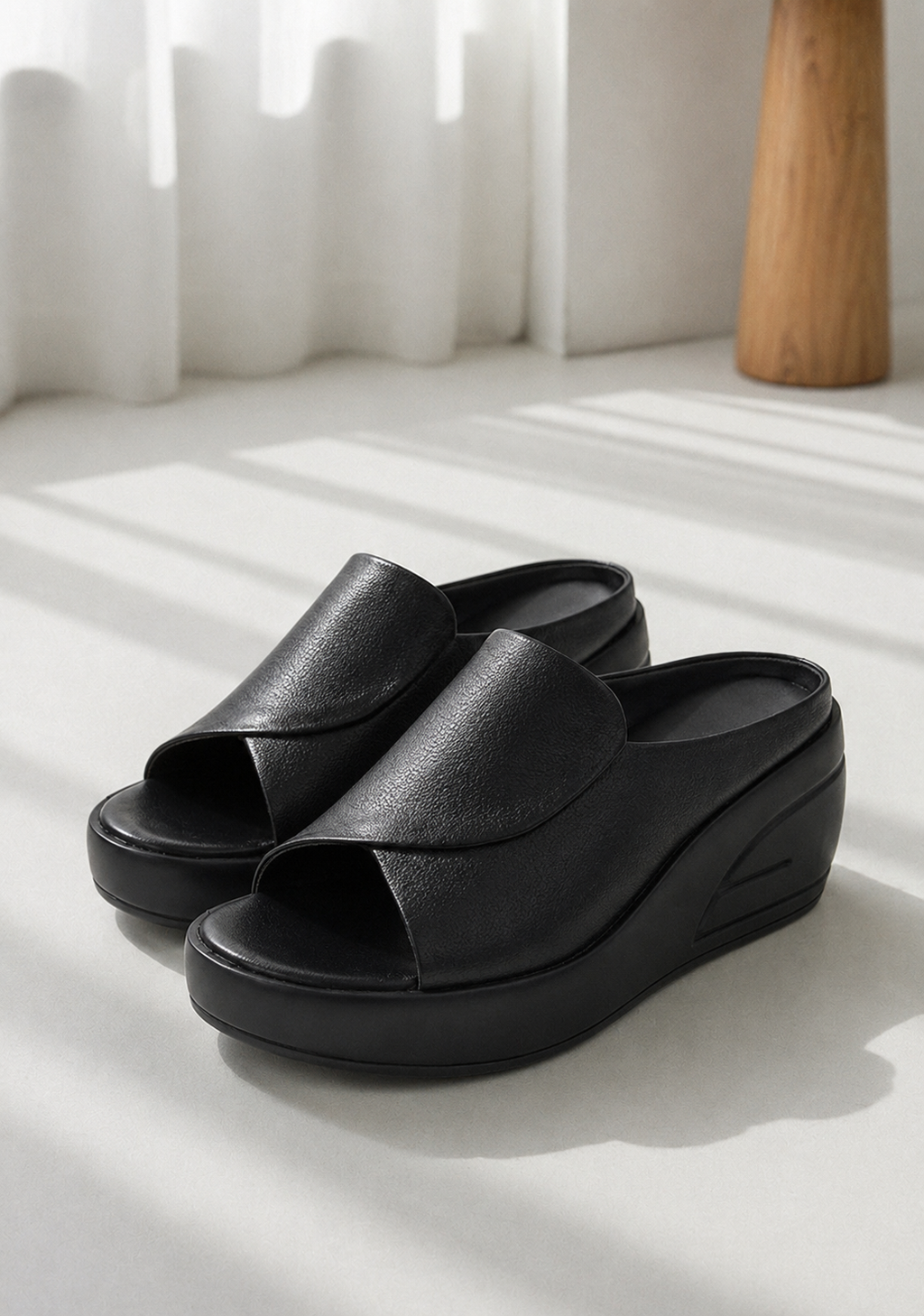 Carla | Sandalias ortopédicas de cuña sin cordones