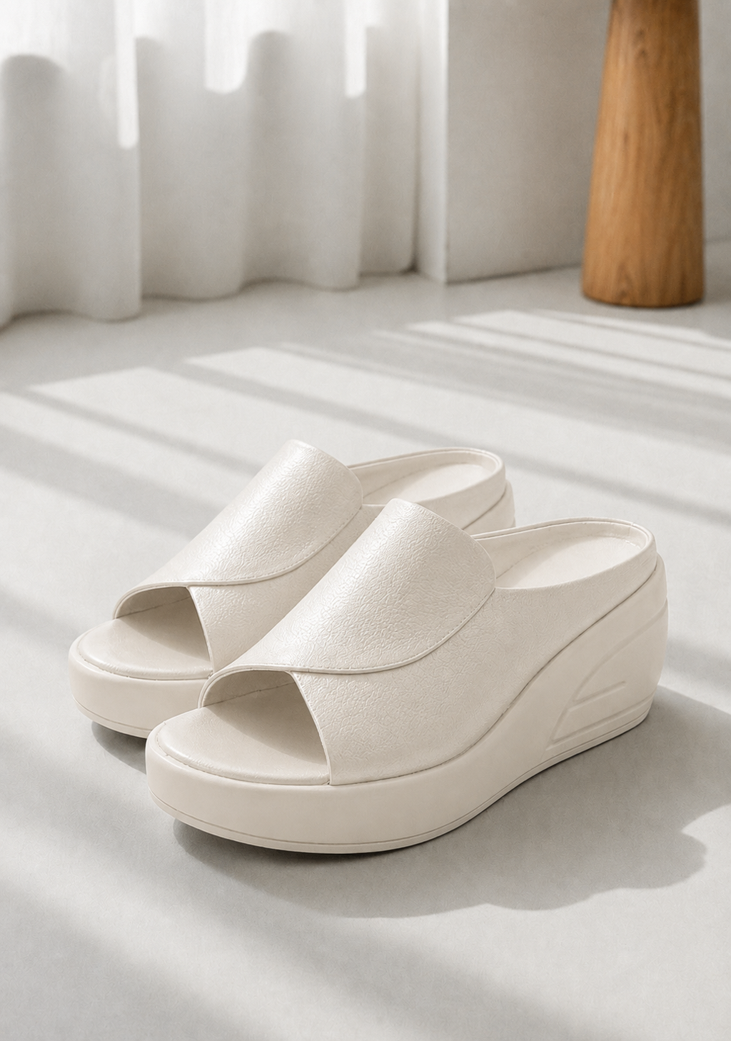 Carla | Sandalias ortopédicas de cuña sin cordones