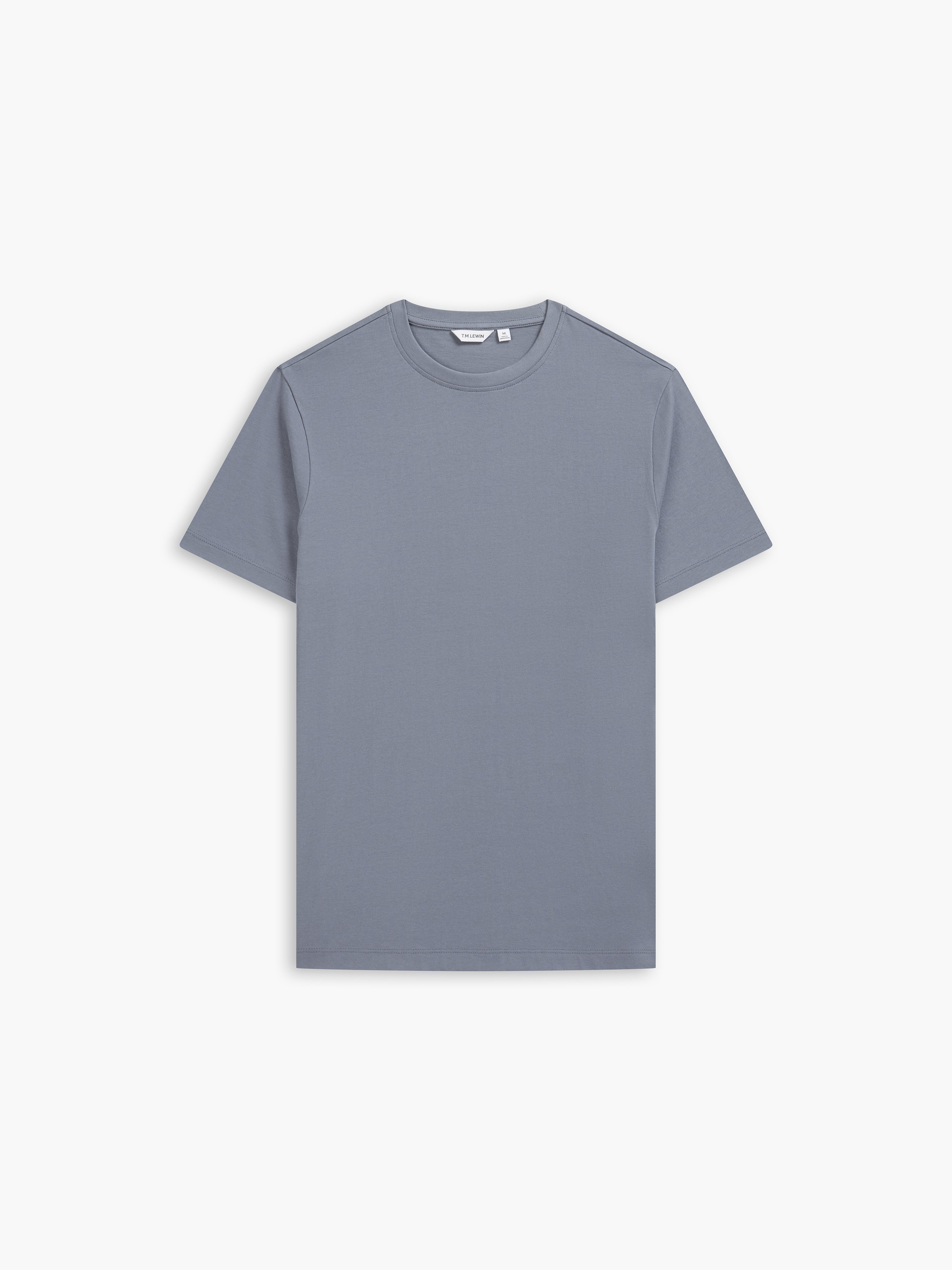 Camiseta clásica Elegante / Gris claro
